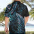 New Zealand Lizard Hawaiian Shirt Silver Fern Aotearoa Maori With Paua Shell LT14 - Polynesian Pride