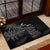 Custom New Zealand Haka Rugby Rubber Doormat 2024 Pacific Go Black Silver Fern