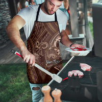 Personalised Polynesia Zodiac Capricorn Apron Galaxy Polynesian Pattern Chest Tattoo Style