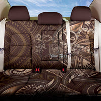 Personalised Polynesia Zodiac Capricorn Back Car Seat Cover Galaxy Polynesian Pattern Chest Tattoo Style