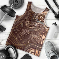 Personalised Polynesia Zodiac Capricorn Men Tank Top Galaxy Polynesian Pattern Chest Tattoo Style