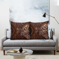 Personalised Polynesia Zodiac Capricorn Pillow Cover Galaxy Polynesian Pattern Chest Tattoo Style