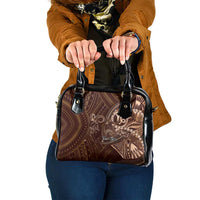 Personalised Polynesia Zodiac Capricorn Shoulder Handbag Galaxy Polynesian Pattern Chest Tattoo Style