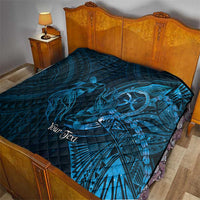 Personalised Polynesia Zodiac Pisces Quilt Galaxy Polynesian Pattern Chest Tattoo Style