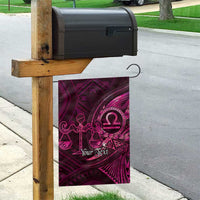 Personalised Polynesia Zodiac Libra Garden Flag Galaxy Polynesian Pattern Chest Tattoo Style