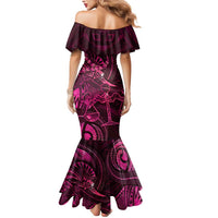 Personalised Polynesia Zodiac Libra Mermaid Dress Galaxy Polynesian Pattern Chest Tattoo Style