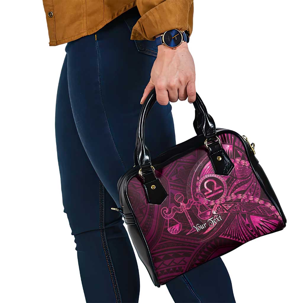 Personalised Polynesia Zodiac Libra Shoulder Handbag Galaxy Polynesian Pattern Chest Tattoo Style