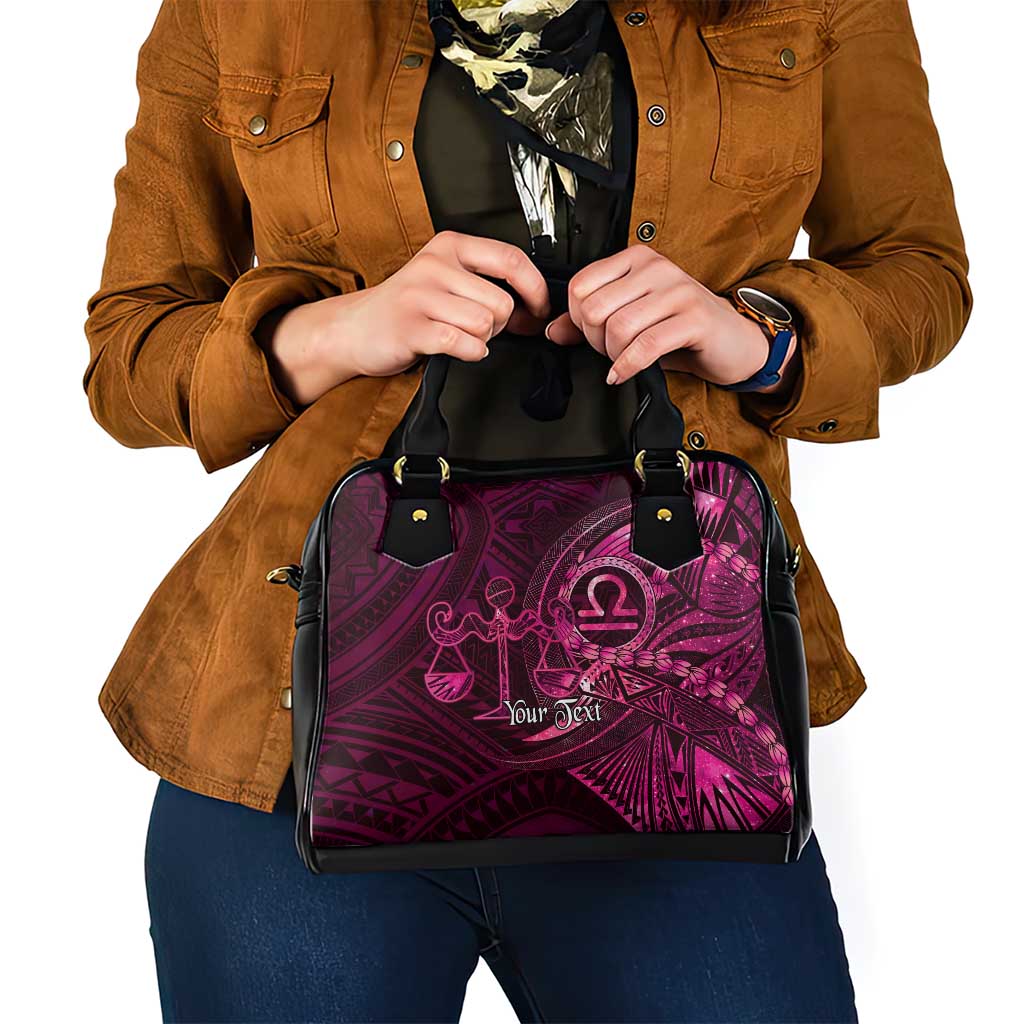 Personalised Polynesia Zodiac Libra Shoulder Handbag Galaxy Polynesian Pattern Chest Tattoo Style