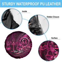 Personalised Polynesia Zodiac Libra Spare Tire Cover Galaxy Polynesian Pattern Chest Tattoo Style