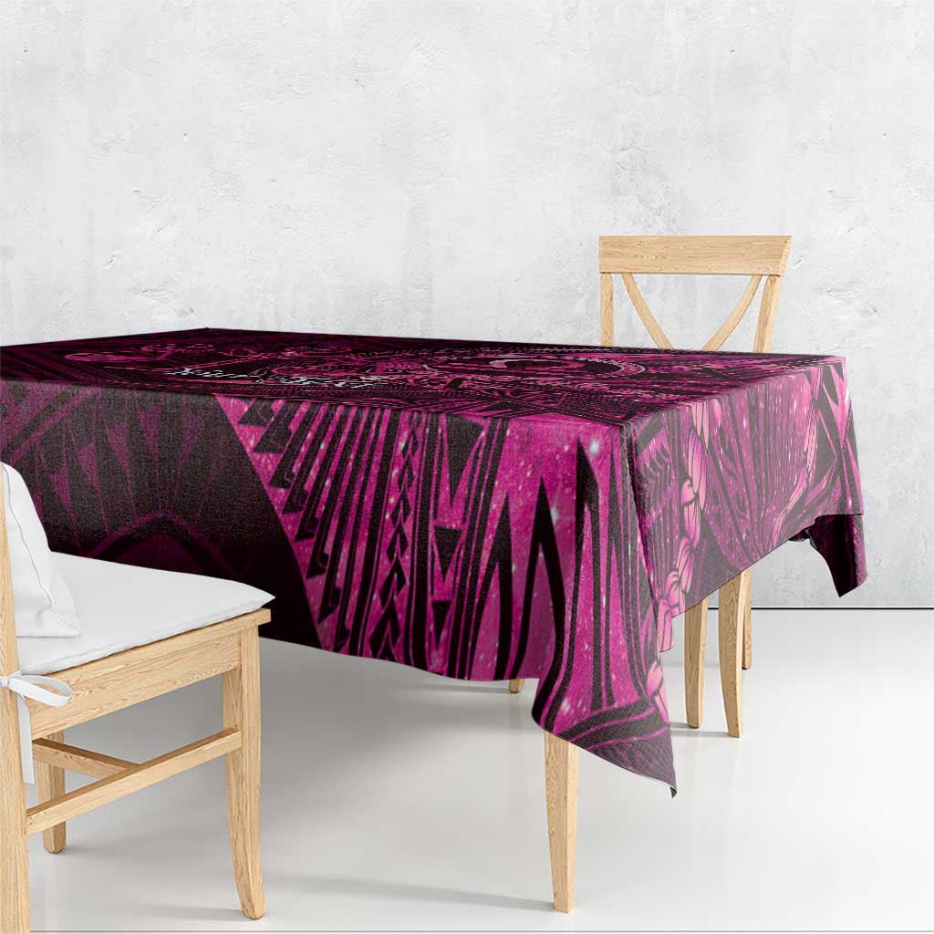 Personalised Polynesia Zodiac Libra Tablecloth Galaxy Polynesian Pattern Chest Tattoo Style