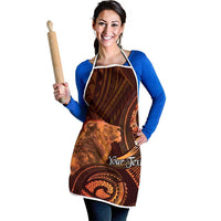 Personalised Polynesia Zodiac Leo Apron Galaxy Polynesian Pattern Chest Tattoo Style