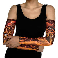 Personalised Polynesia Zodiac Leo Arm Sleeves Galaxy Polynesian Pattern Chest Tattoo Style