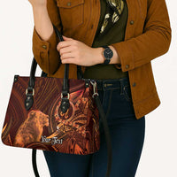 Personalised Polynesia Zodiac Leo Leather Bag Galaxy Polynesian Pattern Chest Tattoo Style