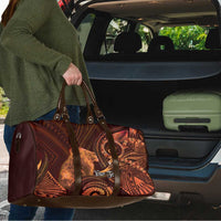 Personalised Polynesia Zodiac Leo Travel Bag Galaxy Polynesian Pattern Chest Tattoo Style