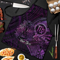 Personalised Polynesia Zodiac Virgo Apron Galaxy Polynesian Pattern Chest Tattoo Style