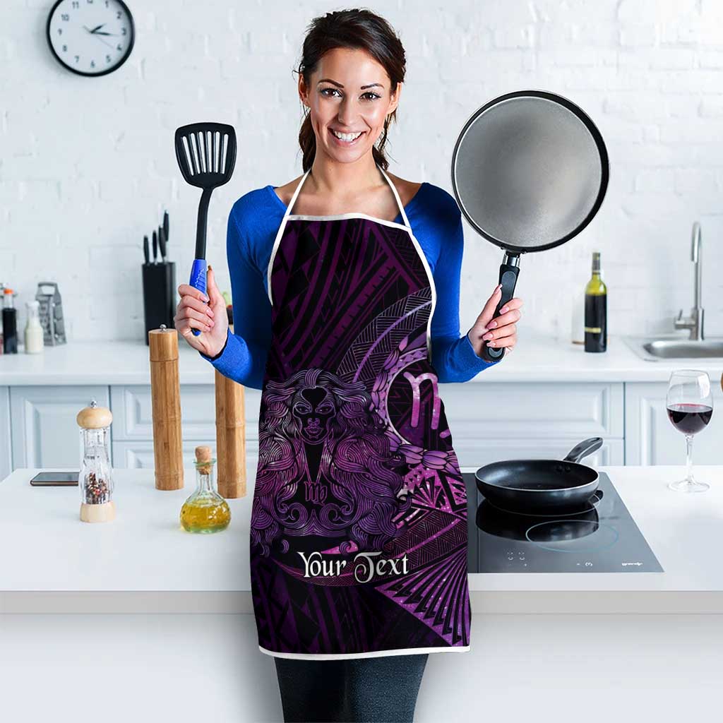 Personalised Polynesia Zodiac Virgo Apron Galaxy Polynesian Pattern Chest Tattoo Style