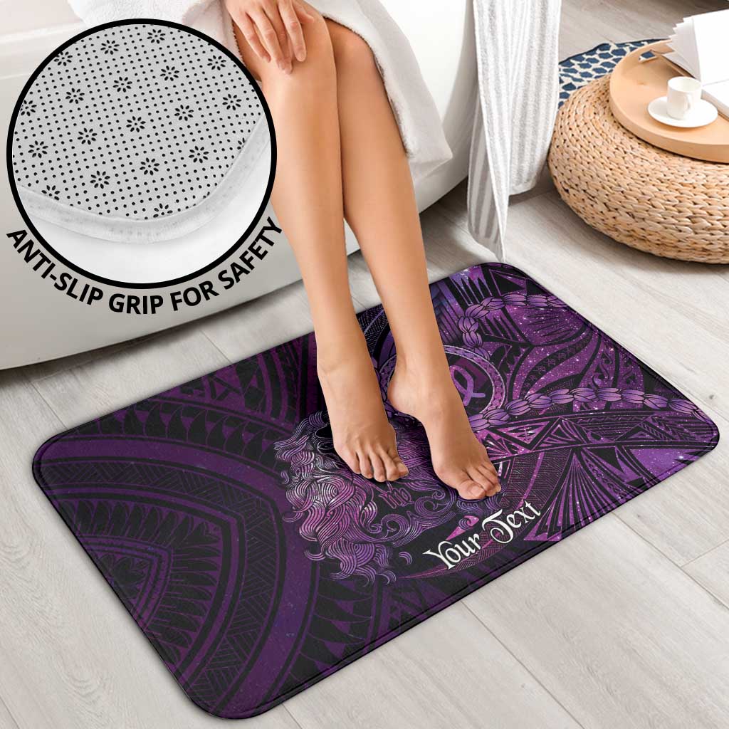 Personalised Polynesia Zodiac Virgo Bathroom Set Galaxy Polynesian Pattern Chest Tattoo Style