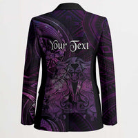 Personalised Polynesia Zodiac Virgo Blazer Galaxy Polynesian Pattern Chest Tattoo Style