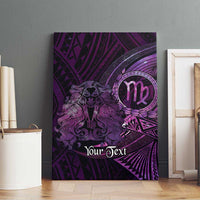 Personalised Polynesia Zodiac Virgo Canvas Wall Art Galaxy Polynesian Pattern Chest Tattoo Style