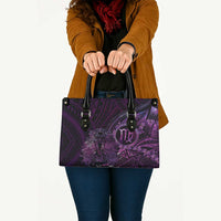 Personalised Polynesia Zodiac Virgo Leather Bag Galaxy Polynesian Pattern Chest Tattoo Style
