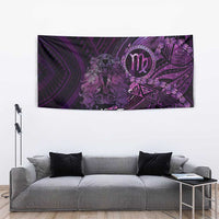 Personalised Polynesia Zodiac Virgo Tapestry Galaxy Polynesian Pattern Chest Tattoo Style