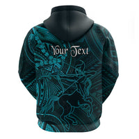 Personalised Polynesia Zodiac Sagittarius Hoodie Galaxy Polynesian Pattern Chest Tattoo Style