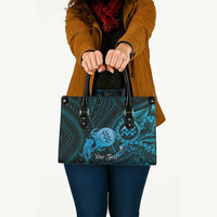 Personalised Polynesia Zodiac Aquarius Leather Bag Galaxy Polynesian Pattern Chest Tattoo Style