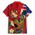 Hawaii And Tonga Hawaiian Shirt Shark Tattoo With Tongan Coat Of Arms