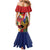 Hawaii And Tonga Mermaid Dress Shark Tattoo With Tongan Coat Of Arms
