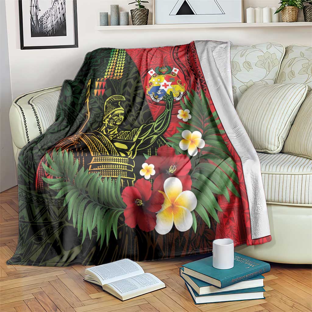 Hawaii And Tonga Blanket King Kamehameha Tribal Ngatu Pattern