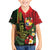 Hawaii And Tonga Family Matching Long Sleeve Bodycon Dress and Hawaiian Shirt King Kamehameha Tribal Ngatu Pattern