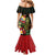 Hawaii And Tonga Family Matching Mermaid Dress and Hawaiian Shirt King Kamehameha Tribal Ngatu Pattern