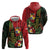 Hawaii And Tonga Hoodie King Kamehameha Tribal Ngatu Pattern
