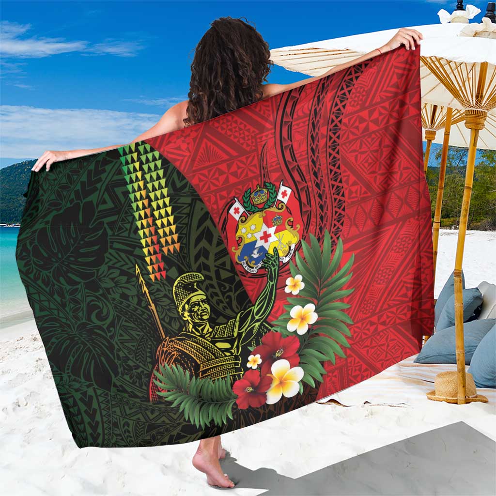 Hawaii And Tonga Sarong King Kamehameha Tribal Ngatu Pattern