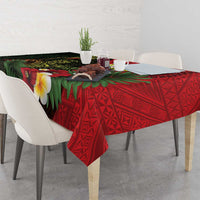 Hawaii And Tonga Tablecloth King Kamehameha Tribal Ngatu Pattern