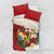Hawaii And Tonga Bedding Set King Kalakaua Tribal Gecko Tongan Ngatu