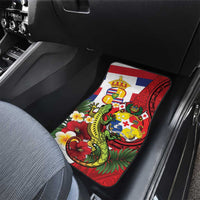Hawaii And Tonga Car Mats King Kalakaua Tribal Gecko Tongan Ngatu