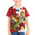 Hawaii And Tonga Family Matching Long Sleeve Bodycon Dress and Hawaiian Shirt King Kalakaua Tribal Gecko Tongan Ngatu