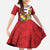 Hawaii And Tonga Family Matching Short Sleeve Bodycon Dress and Hawaiian Shirt King Kalakaua Tribal Gecko Tongan Ngatu
