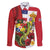 Hawaii And Tonga Family Matching Short Sleeve Bodycon Dress and Hawaiian Shirt King Kalakaua Tribal Gecko Tongan Ngatu