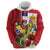 Hawaii And Tonga Hoodie King Kalakaua Tribal Gecko Tongan Ngatu