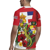Hawaii And Tonga Rugby Jersey King Kalakaua Tribal Gecko Tongan Ngatu LT14 - Polynesian Pride