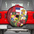 Hawaii And Tonga Spare Tire Cover King Kalakaua Tribal Gecko Tongan Ngatu