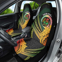 Personalised Vanuatu Independence Day Car Seat Cover July 30 Pig Tusk Long God Yumi Stanap
