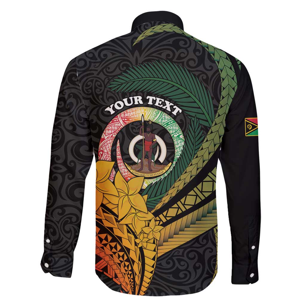 Personalised Vanuatu Independence Day Family Matching Puletasi and Hawaiian Shirt July 30 Pig Tusk Long God Yumi Stanap LT14 - Polynesian Pride
