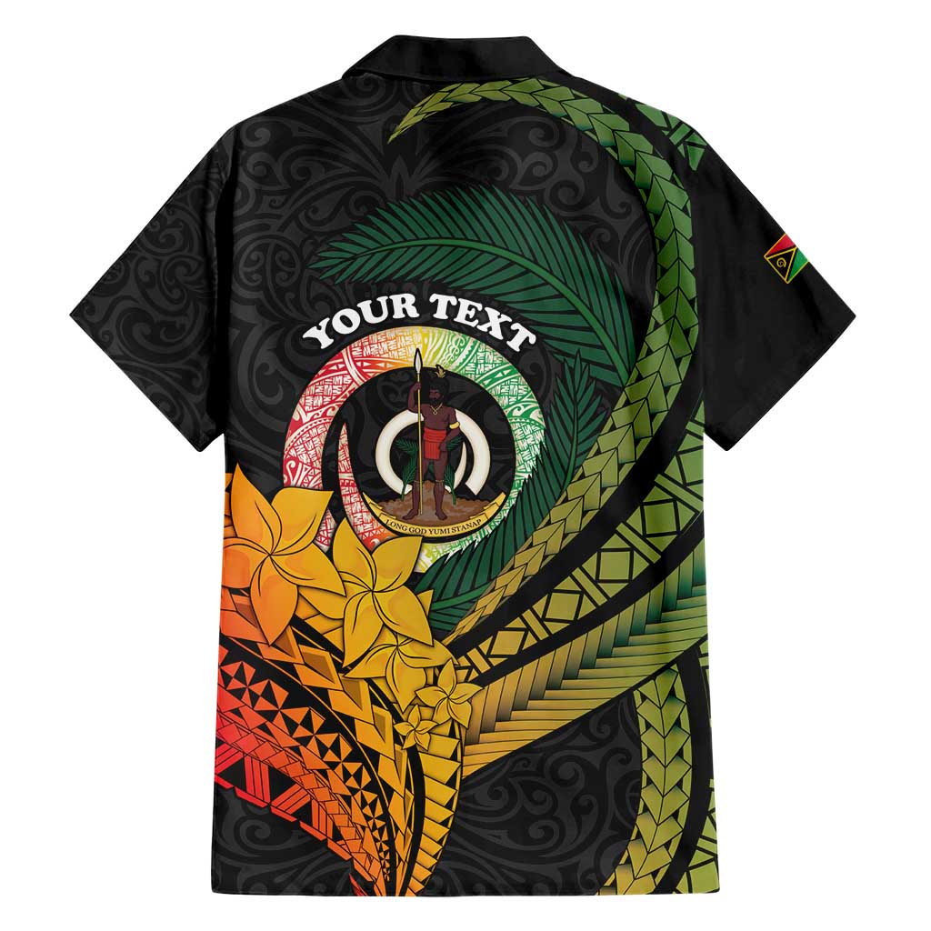 Personalised Vanuatu Independence Day Family Matching Short Sleeve Bodycon Dress and Hawaiian Shirt July 30 Pig Tusk Long God Yumi Stanap LT14 - Polynesian Pride