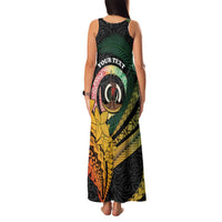 Personalised Vanuatu Independence Day Family Matching Tank Maxi Dress and Hawaiian Shirt July 30 Pig Tusk Long God Yumi Stanap