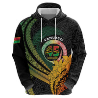 Personalised Vanuatu Independence Day Hoodie July 30 Pig Tusk Long God Yumi Stanap
