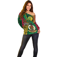 Halo Vanuatu Off Shoulder Sweater Happy 45th Independence Anniversary