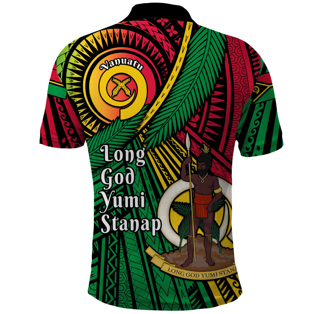 Halo Vanuatu Polo Shirt Happy 46th Independence Anniversary LT14 - Polynesian Pride